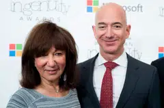 Jackie Bezos (left) has died at her home in Miami on Thursday.