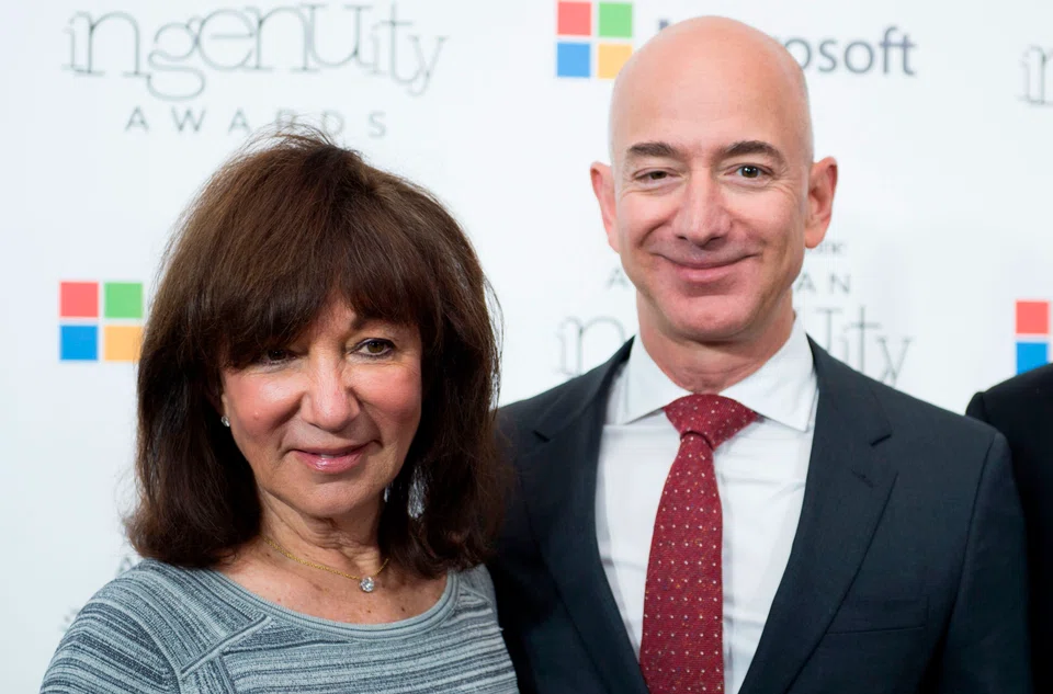 Jackie Bezos (left) has died at her home in Miami on Thursday.