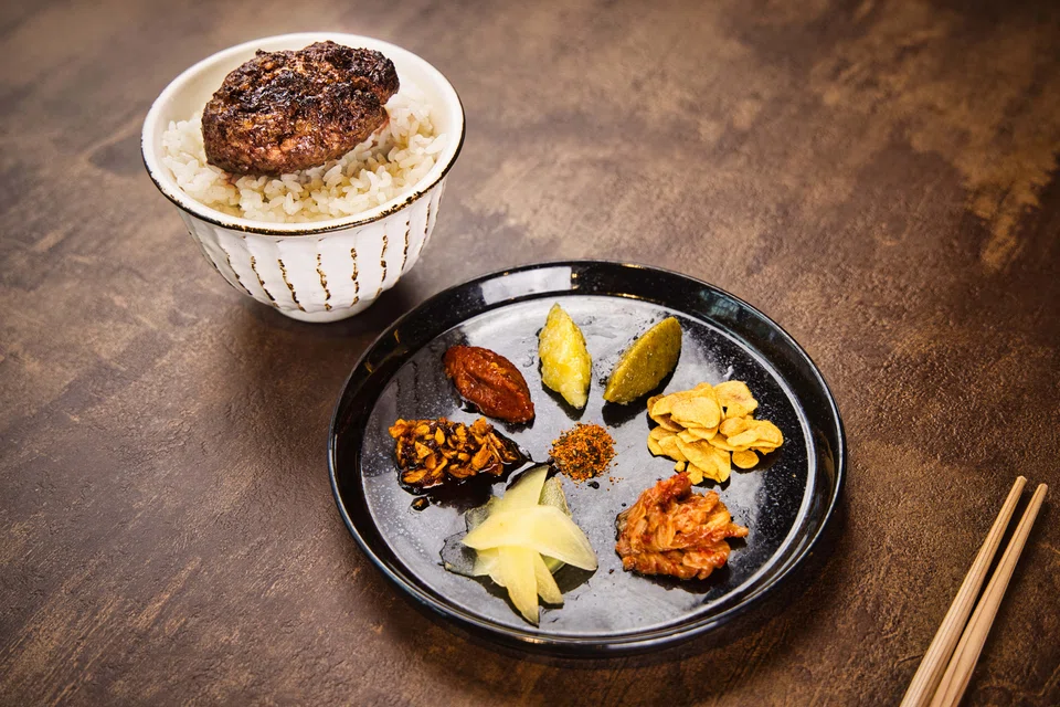 Hamburg steak at the new Gyu San.