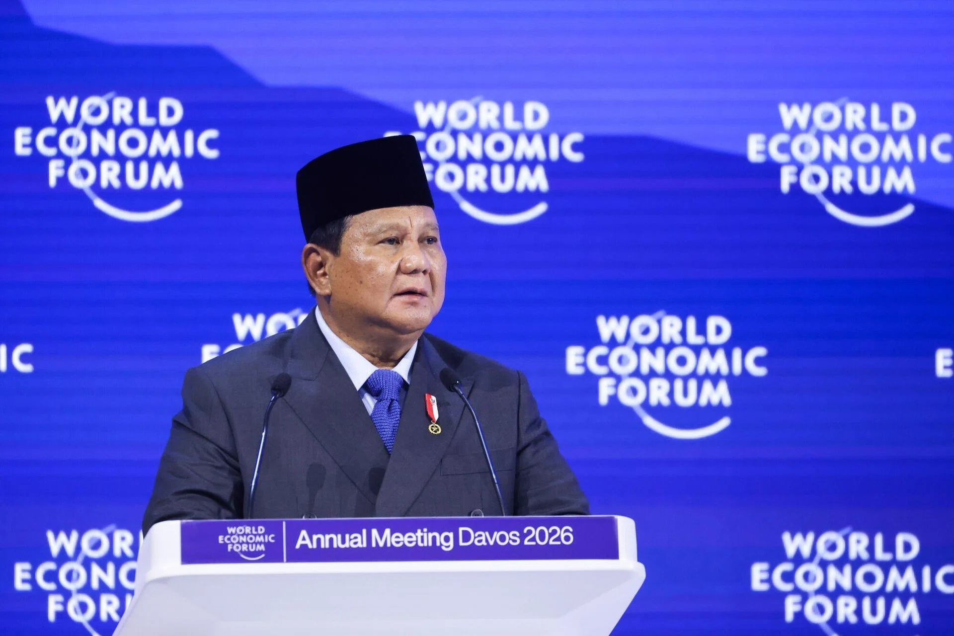 Indonesia will see faster growth in 2026, Prabowo tells Davos
