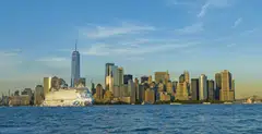 A stunning view of Manhattan from the Norwegian Prima.