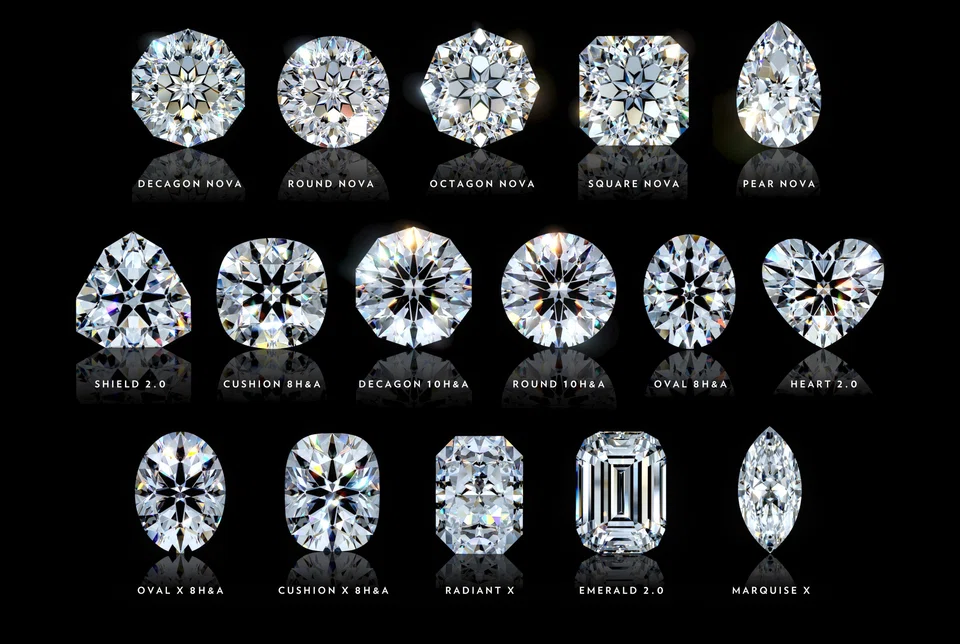 JannPaul's The White Series Diamond collection are patented cut diamonds.