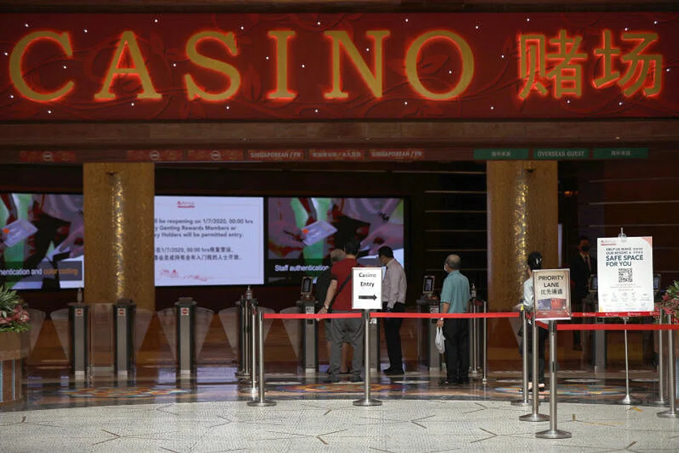 Genting Singapore's gaming revenue for Q3 is up 22% year on year at S$402.3 million.