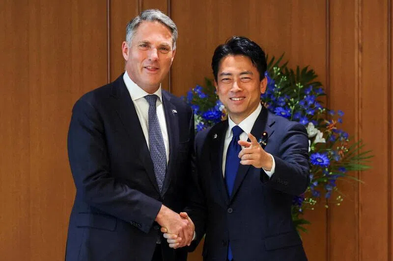 Australian Defence Minister Richard Marles and Japanese Defence Minister Shinjiro Koizumi took part in a signing ceremony in Melbourne.