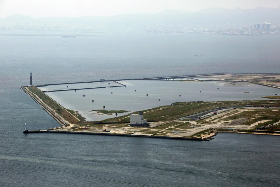 The Yumeshima island in Osaka Bay, Japan, on 2 May 2014. A casino, conference centre and other facilities in 2029 with 1.8 trillion yen (S$17.9 billion) of initial investment are planned. 
