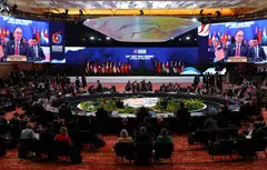 Leaders of the 11-nation Association of Southeast Asian Nations, meeting in Malaysia, voiced “deep concern” over the conflict and warned of “a lack of substantive progress” towards peace.