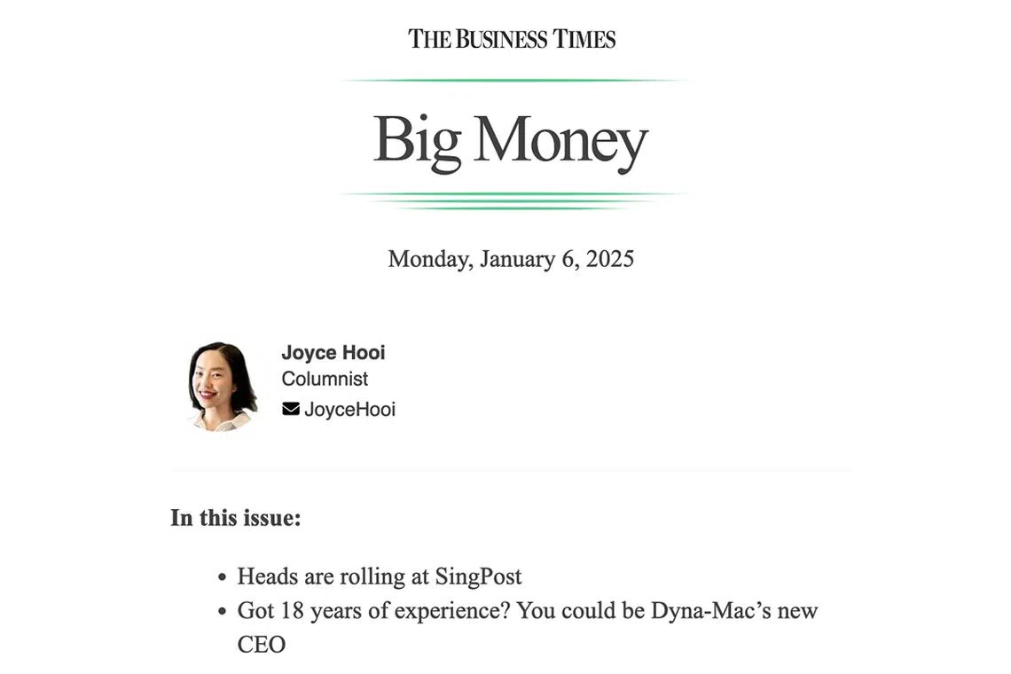 SingPost might be an outlier on the local landscape but, elsewhere, more CEOs than ever are jumping ship or being walked off a short plank, writes BT columnist Joyce Hooi.