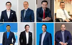 Clockwise from top left: Dennis Tan, CEO, Prudential Singapore, Brendan Carney, CEO, Citibank Singapore, Shee Tse Koon, group executive and Singapore country head, DBS, Lim Khiang Tong, group chief operating officer, OCBC,  Shayan Hazir, chief digital officer for Asean, HSBC,  Michele Ferrario, co-founder and CEO, StashAway,  Kevin Lam, head of TMRW and group digital banking, UOB, Dwaipayan Sadhu, CEO, Trust Bank