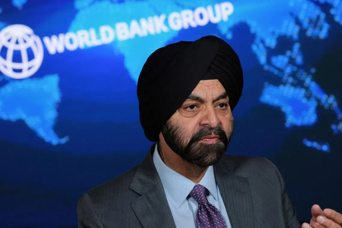 World Bank chief Ajay Banga says that if the Gulf conflict  lasts longer and greater needs emerge, the bank will have to turn to its balance sheet and headroom for additional funding.