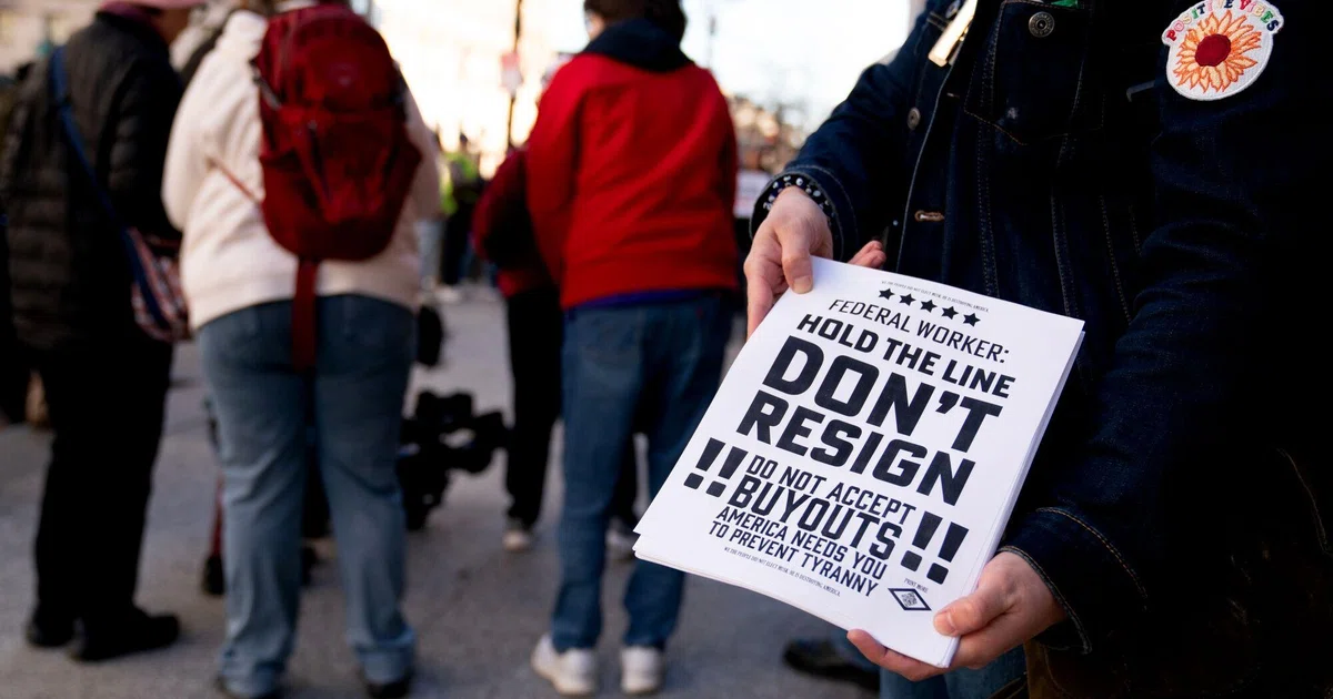 Unions sue to block US federal worker buyout plan as 20,000 line up to ...