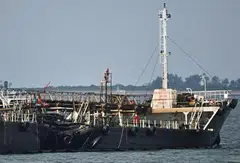 Singapore-flagged bunker vessel Marine Honour, which was involved in the incident, anchored in the Western Anchorage on June 18. 