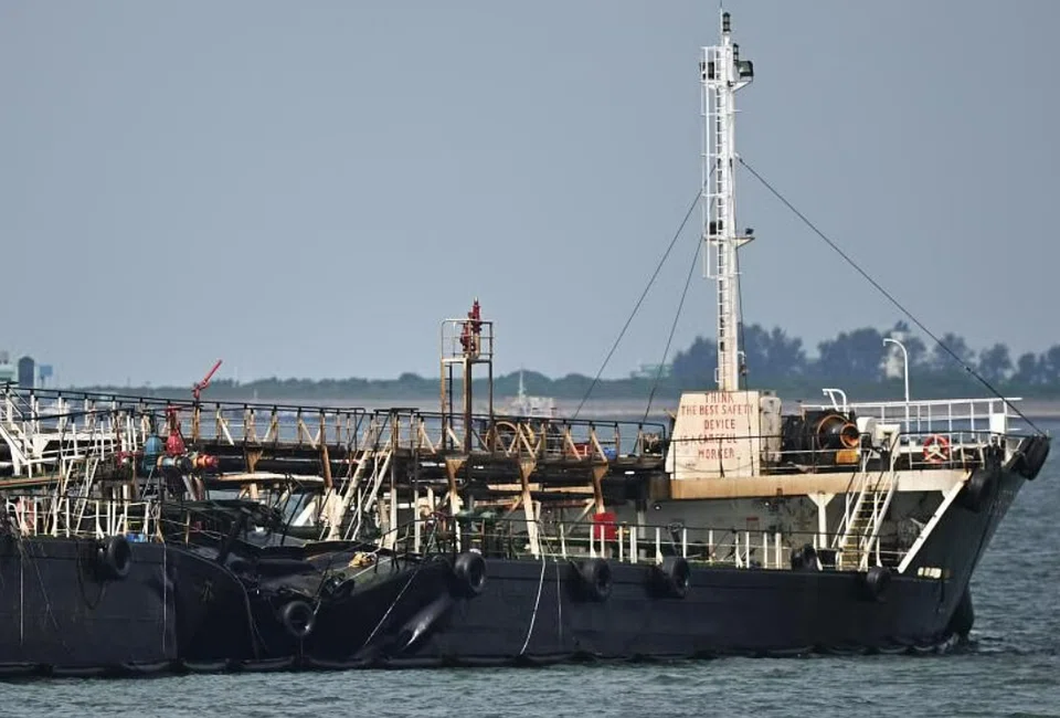Singapore-flagged bunker vessel Marine Honour, which was involved in the incident, anchored in the Western Anchorage on June 18. 