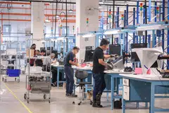 April’s industrial production expands 8.1% on year, excluding the volatile biomedical sector.