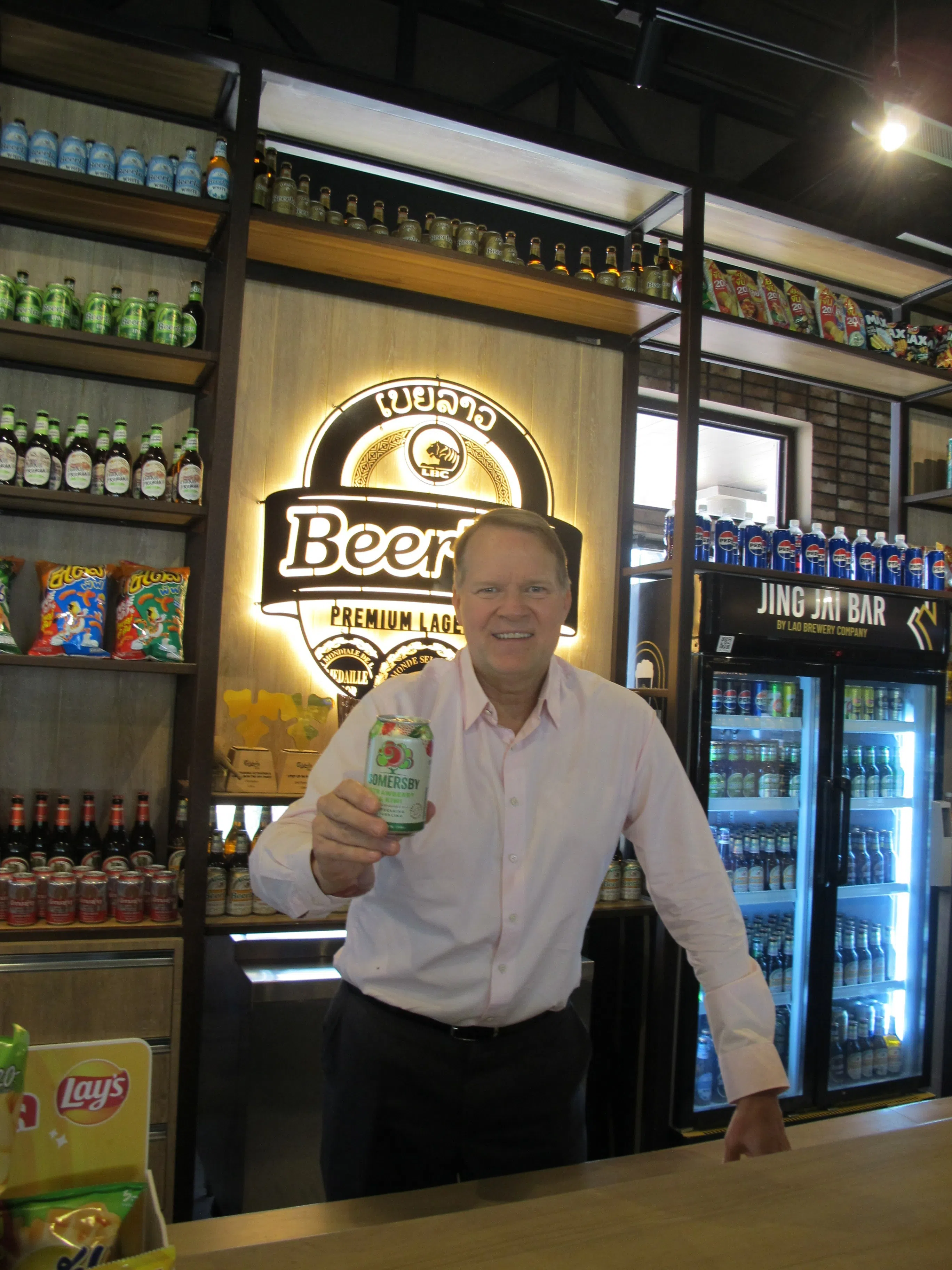 Henrik Andersen, managing director of Lao Brewery Company, says: “We are selling more than 100 litres of beverages to each Laotian a year. There is no other country, to my knowledge, that meets that.”