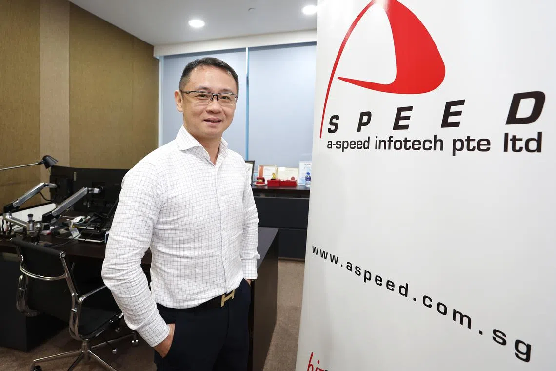 Covid-era restrictions provided an impetus to outsource functions, says Alan Wei, chief executive of IT services provider A-Speed Infotech.