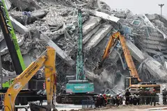 The partially built 30-storey State Audit Office tower in Bangkok was the only building to collapse from tremors emanating from the powerful 7.7 magnitude quake in neighbouring Myanmar on Mar 28.