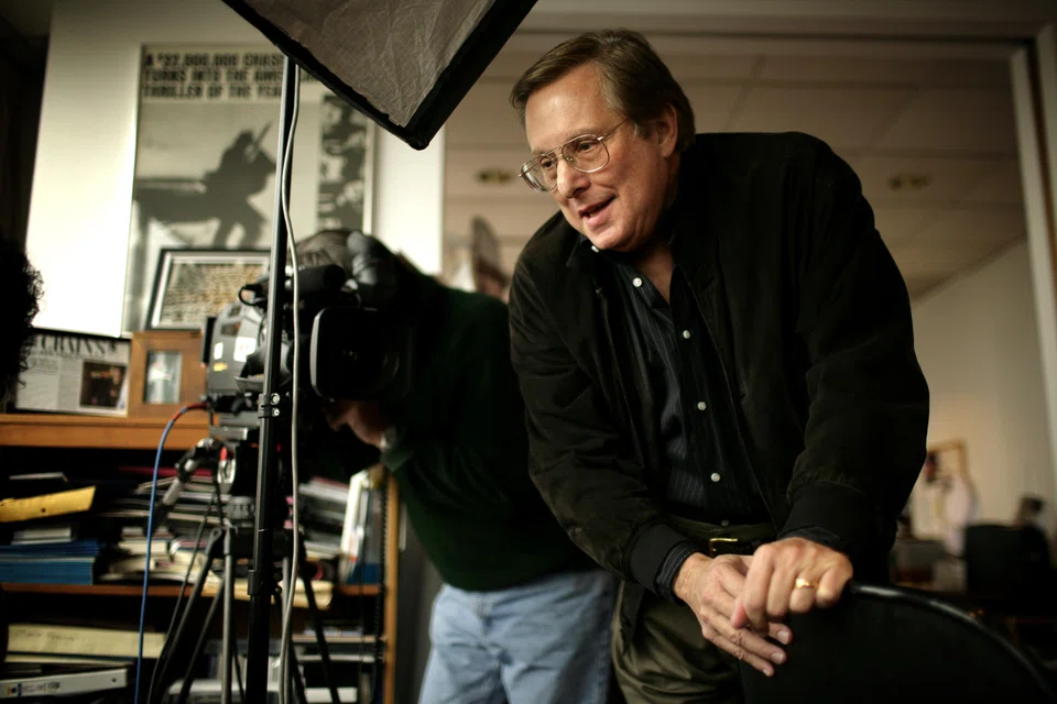 Filmmaker William Friedkin at a shooting location in New York, May 20, 2008. Friedkin passed away in Los Angeles after suffering unspecified health issues in recent years.