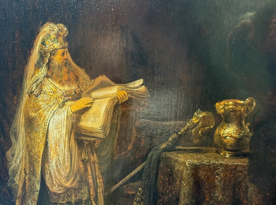 Researchers have concluded that Rembrandt painted "Vision of Zacharias in the Temple in 1633 when he was in his late 20s. 