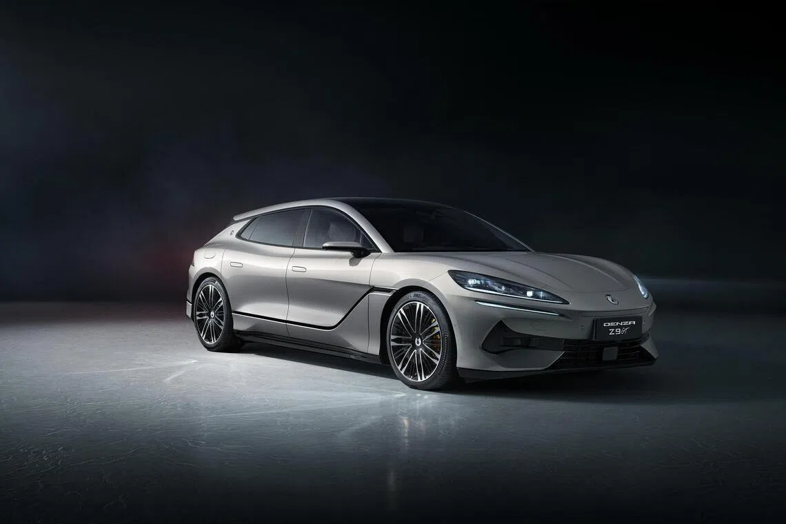 BYD says the Denza Z9GT can charge from 10% to 70% in five minutes.