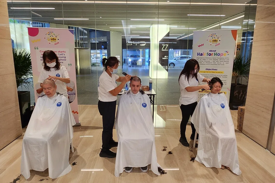 Besides raising funds for the Children's Cancer Foundation, Hair for Hope creates more awareness around the disease and its impacts.