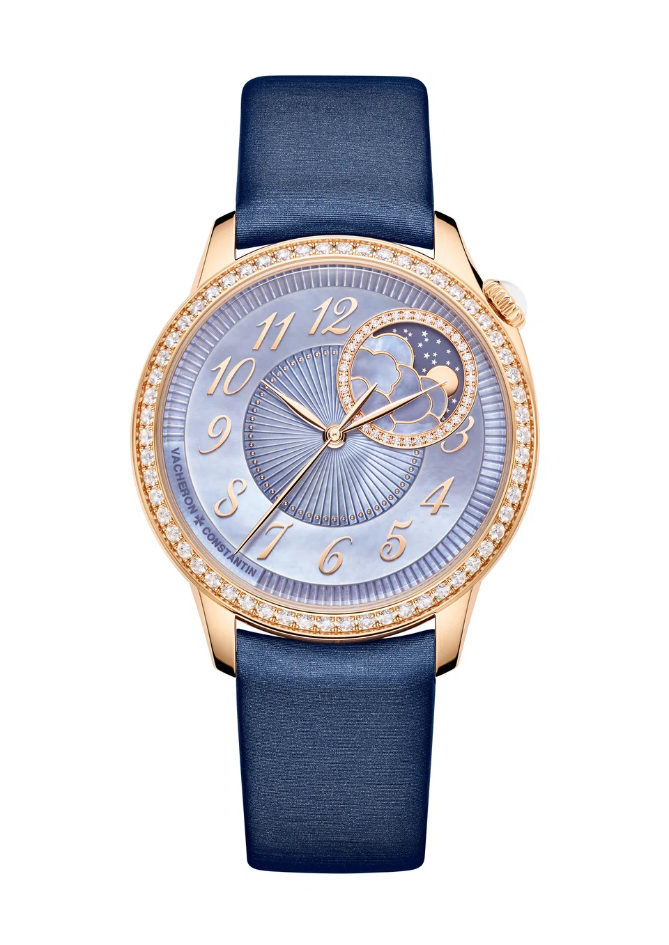 The 100-piece limited edition Egerie Moon Phase is equipped with an automatic movement and three interchangeable straps.