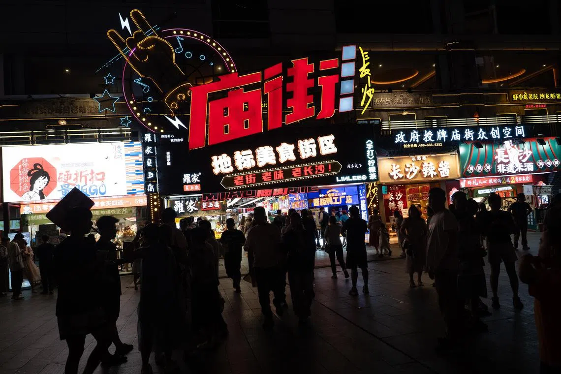 China’s economy has been struggling to regain momentum amid a protracted property slump, weak household confidence and soft private investment. 