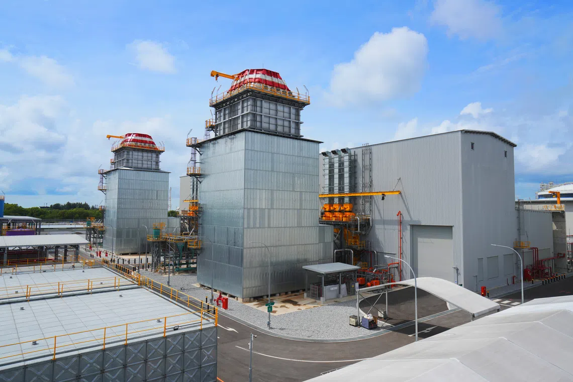 The new facility comprises two open-cycle gas turbine units.