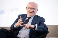 ECB chief economist Philip Lane expressed confidence in Fed policy and said the euro zone was likely to see a sustained stabilisation of inflation at 2 per cent.