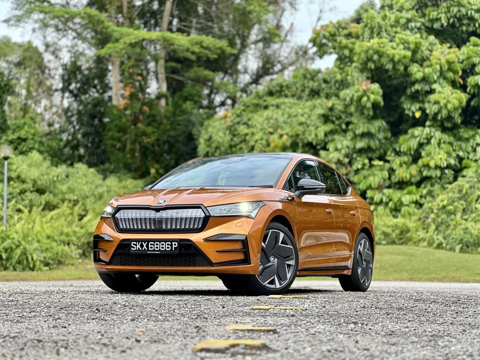 The Enyaq RS feels too big and heavy to be truly sporty, and is more like a speedy cruiser, designed for comfort rather than hairpin thrills.