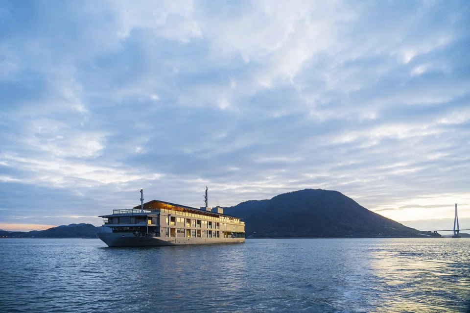 Trips on the chartered floating ryokan Guntu were sold out in 2024.