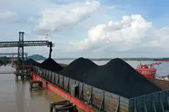 The country's coal exports are expected to fall by 46 million tonnes in 2025.