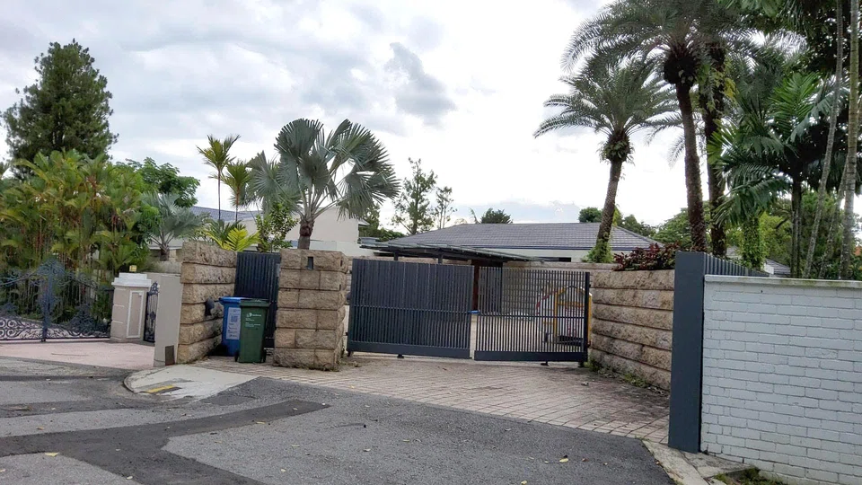 With a narrow road frontage and land cascading downwards, the freehold property in the Belmont Park GCB Area may be ideal for a buyer who values privacy.