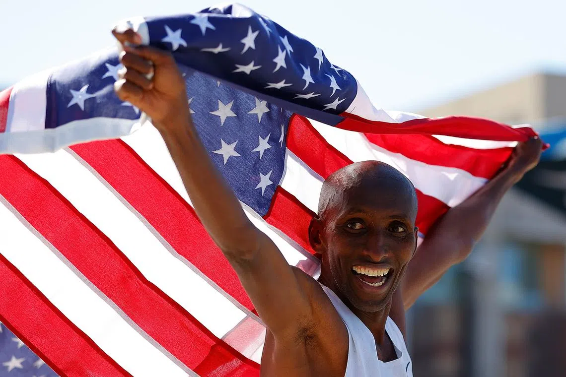 Abdi Abdirahman is on a quest to run all six major marathons.
