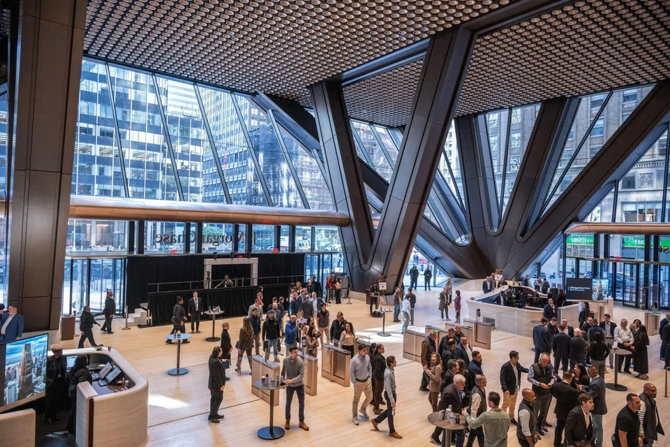 The new JPMorgan Chase & Co. global headquarters building in New York, US, Oct 21, 2025. 