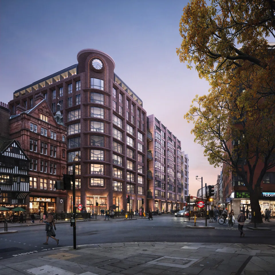 The project area comprises 322 High Holborn, Holborn Gate and 44 Southampton Buildings.  