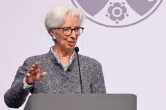 The ECB slows the pace of rate hikes this month with a 25-basis-point rise, but president Christine Lagarde indicates the cycle is not over.