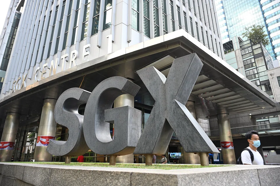 pixgeneric / generic picture of SGX Raffles Place, on Monday 5 August 2024. A global stocks sell-off worsened on Aug 5 as fears the US could be heading for recession sent investors rushing from risk assets while wagering interest rates will have to fall rapidly to rescue growth. In Singapore, the Straits Times Index was down 3.1 per cent at the midday trading break, after sinking as much as 3.3 per cent after trading opened.