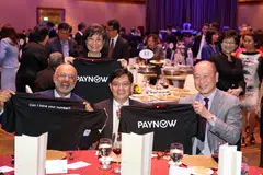 From left: DBS chief executive Piyush Gupta, Association of Banks in Singapore director Ong-Ang Ai Boon, then-finance minister Heng Swee Keat and UOB chief executive Wee Ee Cheong in 2017 at the launch of PayNow.

