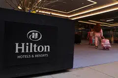 Hilton, which also owns brands such as Waldorf Astoria Hotels & Resorts, reported quarterly revenue per available room (RevPAR) of US$104.16.