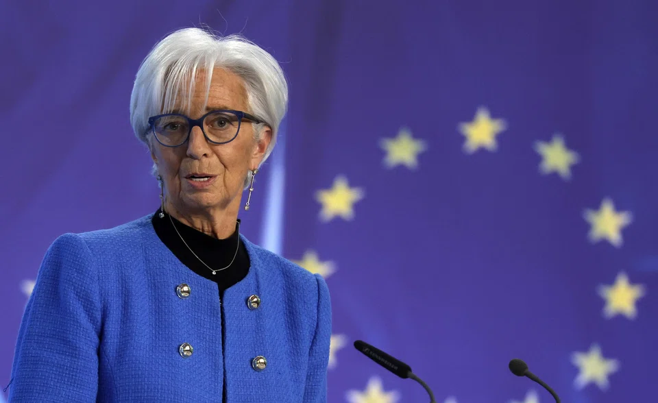 European Central Bank president Christine Lagarde says Europe’s economy will remain frail in the near term, with risks to the outlook still tilted to the downside due to the possibility of greater global trade frictions.
