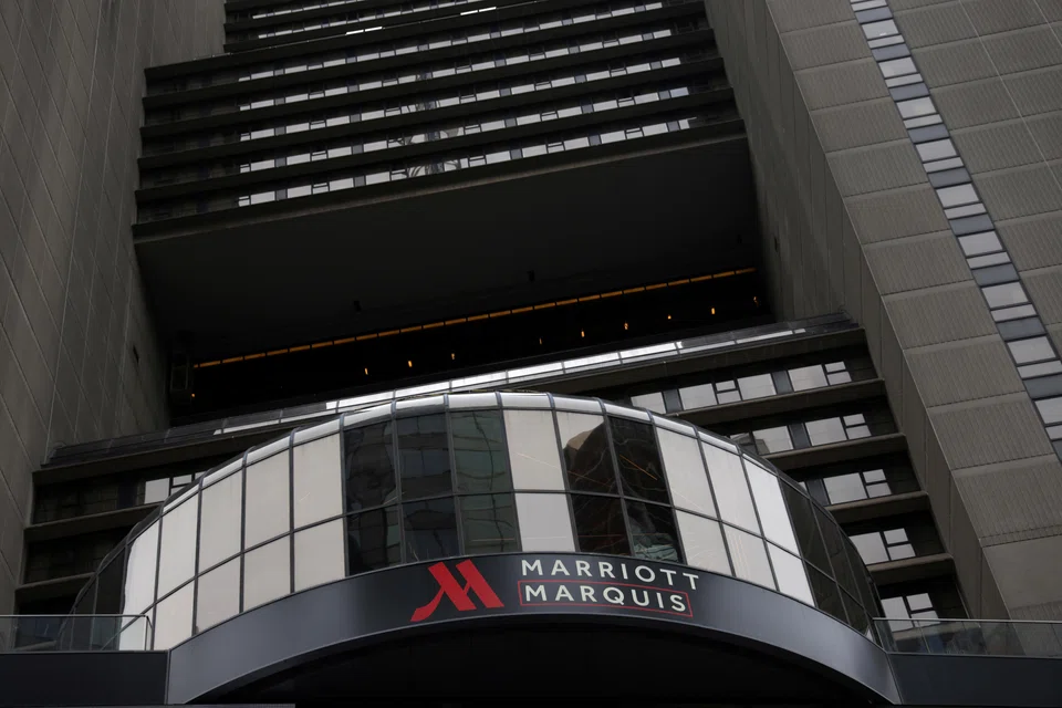 Marriott expects worldwide room revenue to increase by 3 to 5 per cent this year. It sees 4 to 5 per cent growth in the second quarter.