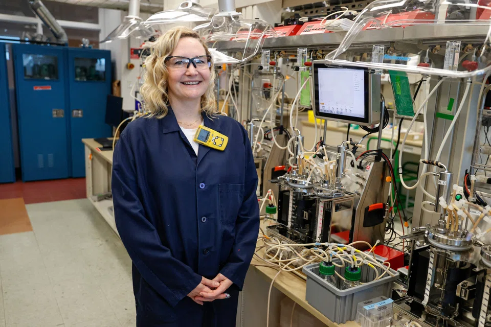 Zara Summers, vice-president of science, LanzaTech on Nov 28, 2022, in Skokie, Illinois. 