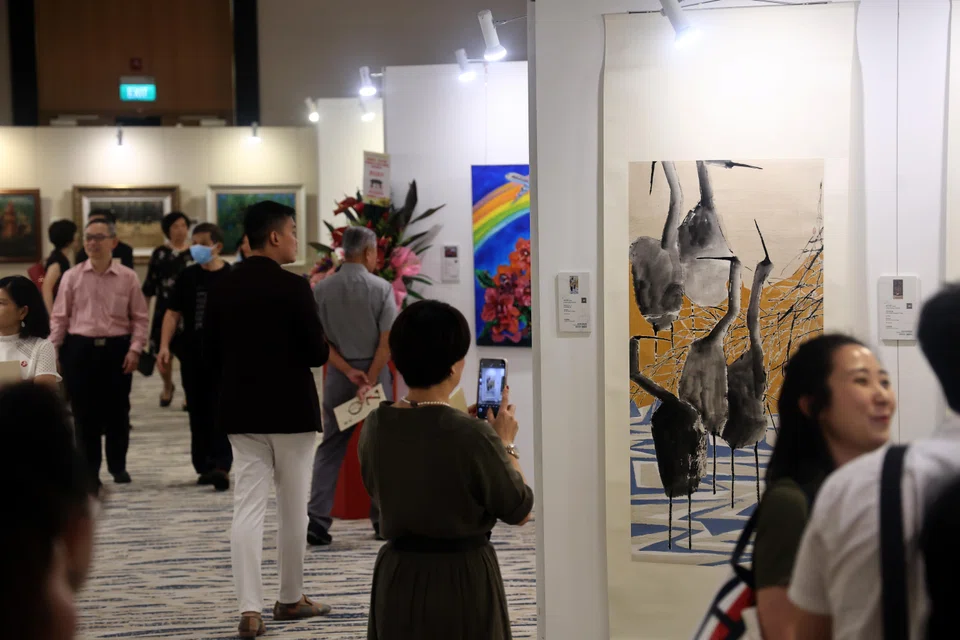 100 Years of Singapore Art is an art exhibition co-organised by SPH Media CMG in celebration of 100 years of Lianhe Zaobao.