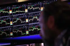 The Dow Jones Industrial Average fell 6.5 points, or 0.02 per cent, at the open to 34091.57. 