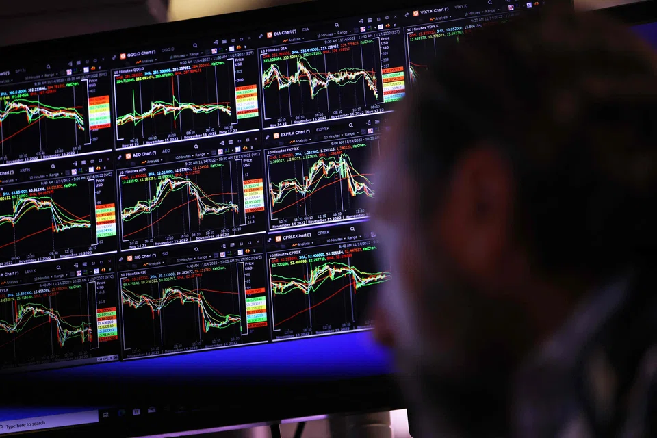 The Dow Jones Industrial Average fell 6.5 points, or 0.02 per cent, at the open to 34091.57. 