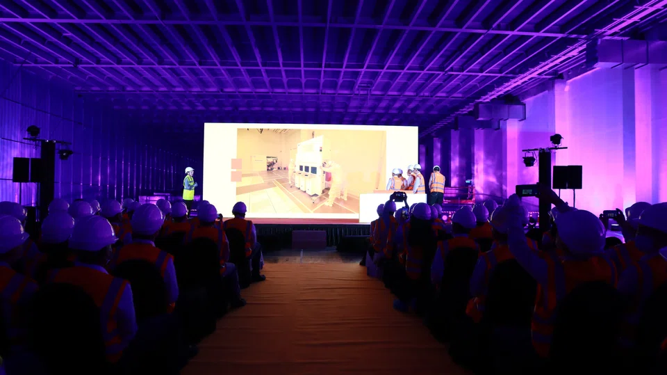 GlobalFoundries moved its first tool into its plant on Thursday (Jun 23).