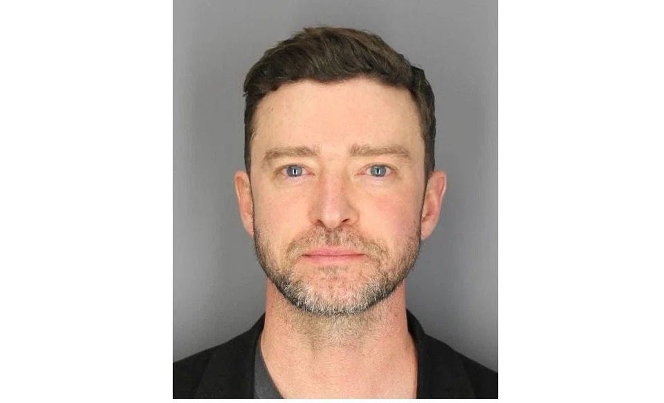 Justin Timberlake is shown in this police booking photo after he was arrested for driving while intoxicated, June 18, 2024. 