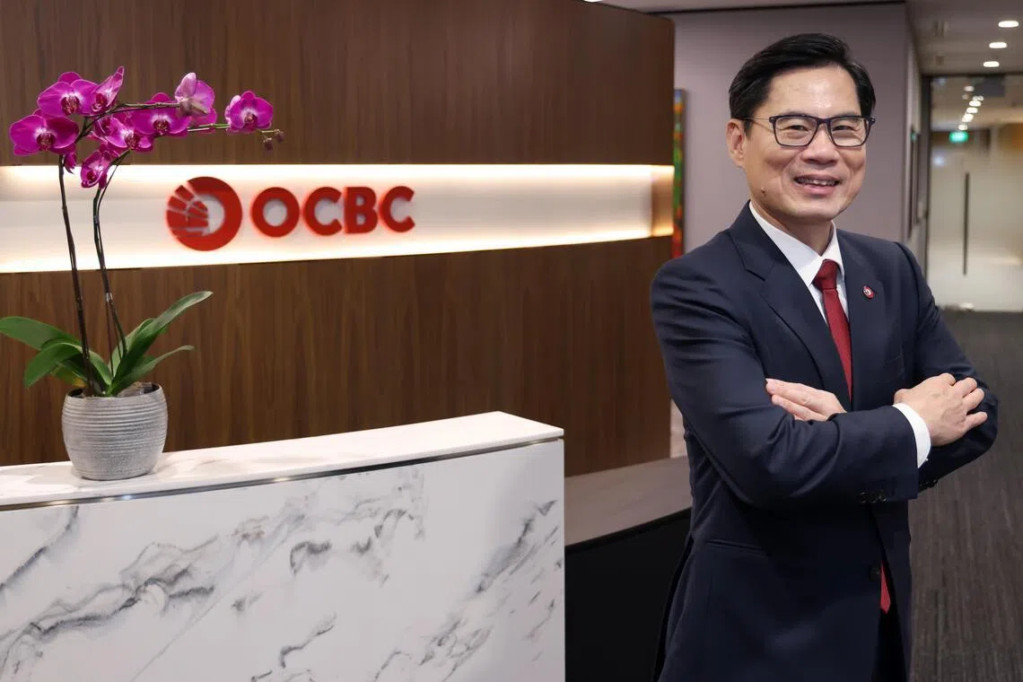 Tan Teck Long, who became the new chief on Jan 1, needs to position OCBC to better compete with rivals. Such transformation requires investments that often still need the approval of the Lee family.  