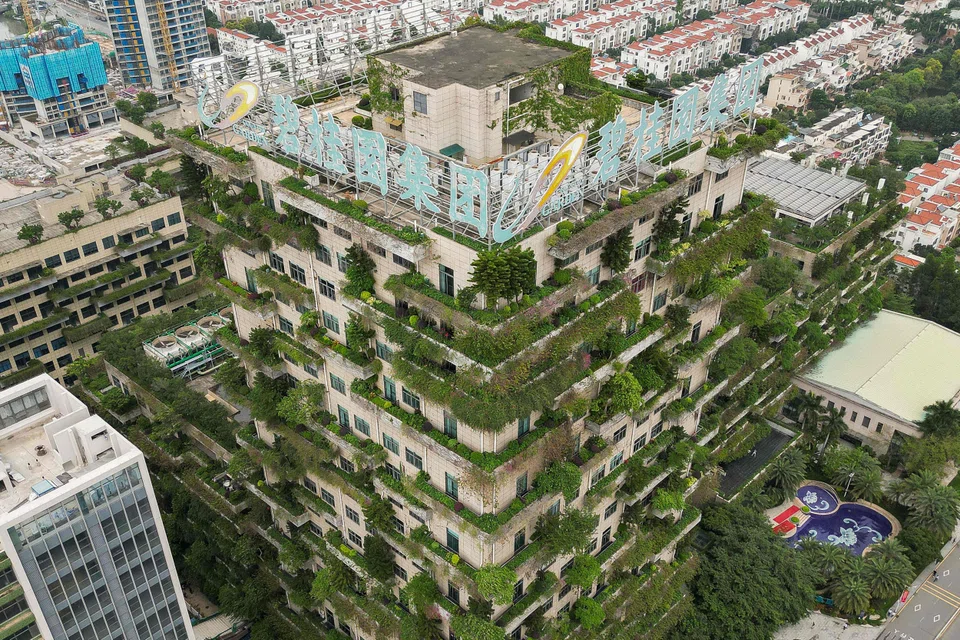 The headquarters of Country Garden Holdings in Foshan, in China's southern Guangdong province. The developer's  stumble has shown that aid in the form of state guarantees on yuan note sales has not been sufficient to help avoid repayment risks.