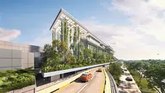 An artist impression of the new Hotel Indigo Changi Airport, which is expected to be completed and fully operational by 2028. 